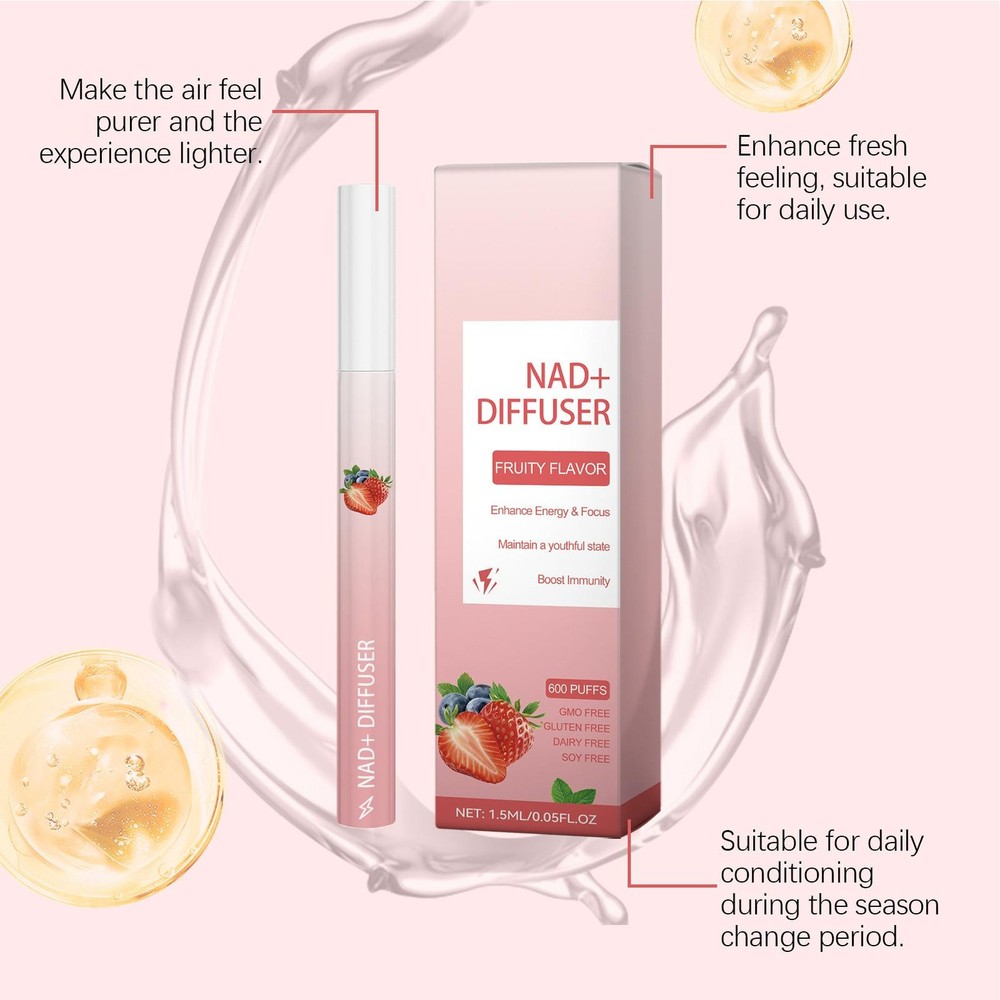 Herbal Diffuser Pen - Strawberry Mint Extract -Herbal Aromatherapy