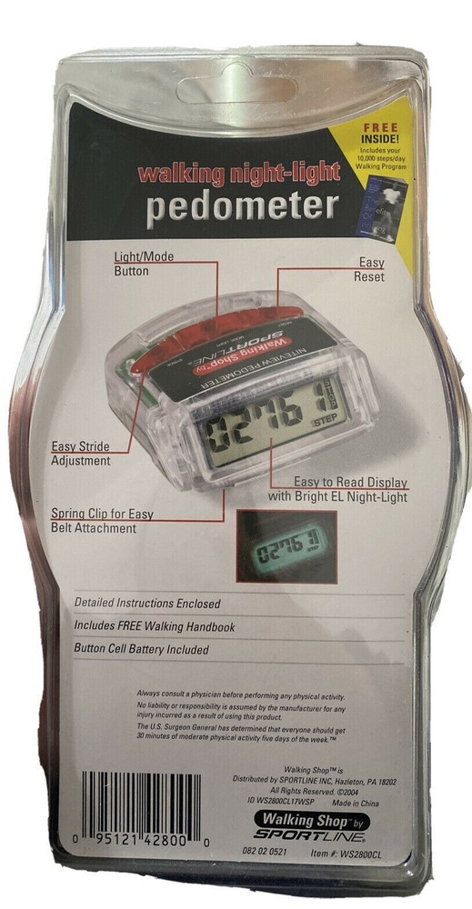 Pedometer Walking Night Light SPORTLINE