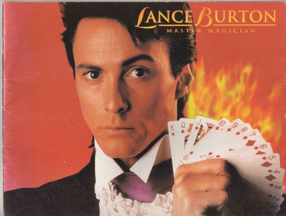 Lance Burton  Magician   Souvenir Program  Circa  2000  Full-Color  32  Pages