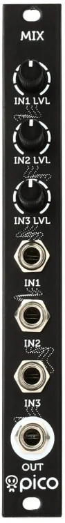 Erica Synths Pico Mixer 3-input Mixer Eurorack Module