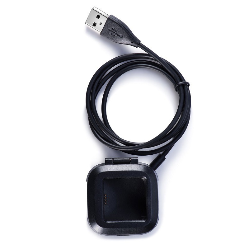 3.28ft Replacement USB Charger Charging Case Dock for Fitbit Versa 2 Smart Watch