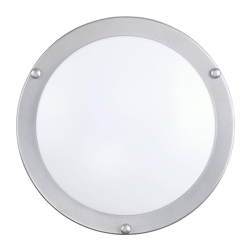 7.5 Inch Round Brushed Nickel Ceiling Light Fixture - Flush Mount LED Kitchen...