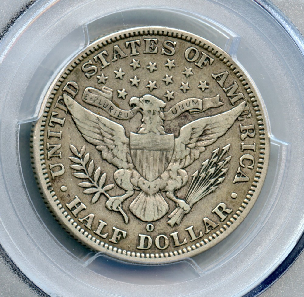 1902 O Barber Silver Half Dollar PCGS VF 30