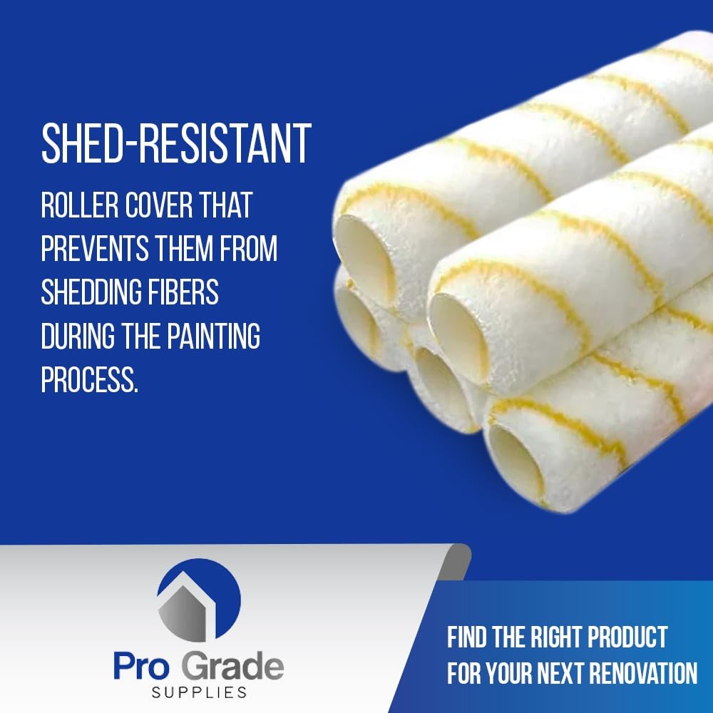 Paint Roller Covers 1/2 X 9 Inch Microfiber 5 Pack