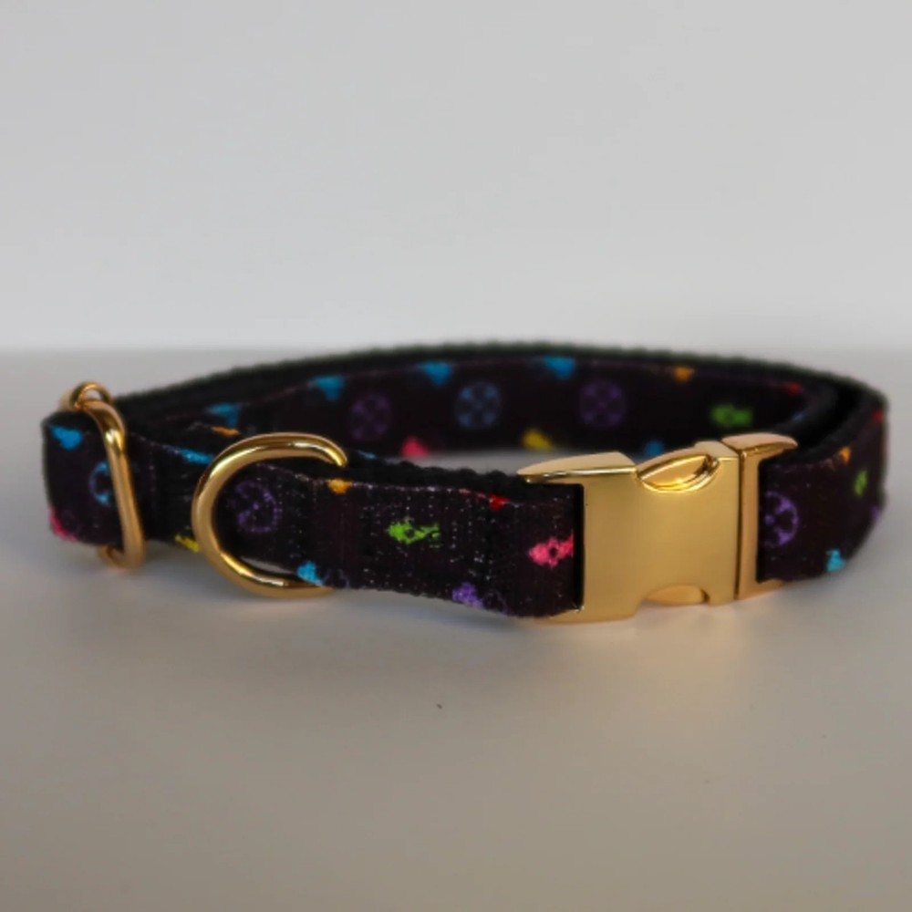 Petite Bonejour Collar, , Black/Multi