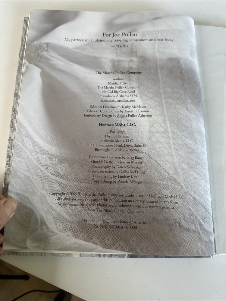Martha Pullen's The Vintage Collection Volume 1 Book Copyright 2005