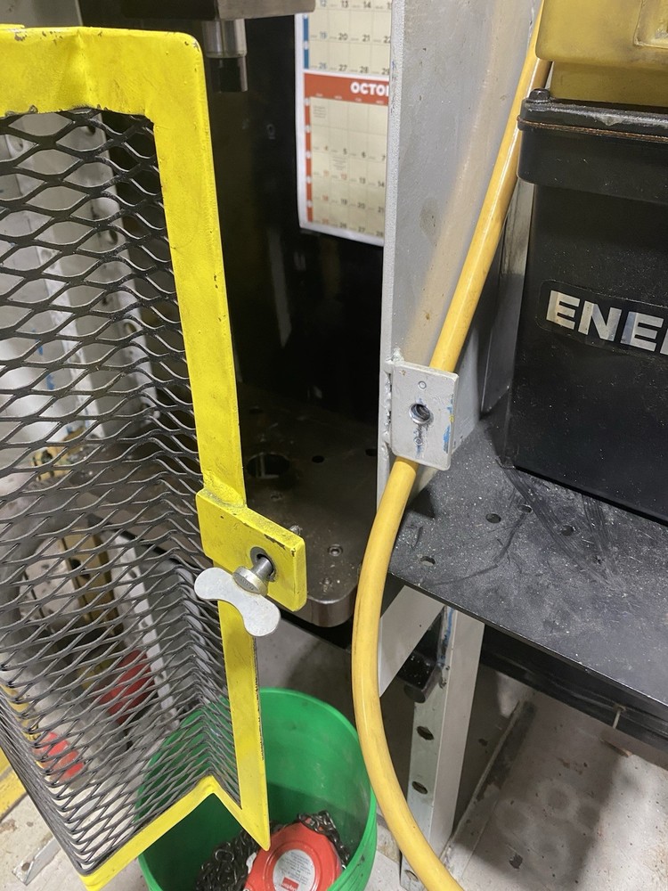 Enerpac 10 Ton H-frame Press, Adjustable Bed With Electric Pump.