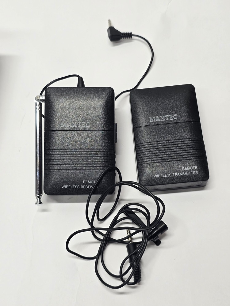 Maxtec MG-49S2 Wireless Microphone for Video Camera & Camcorder System Open Box