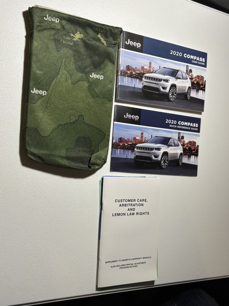 2020 Jeep Compass User Guide OEM Set