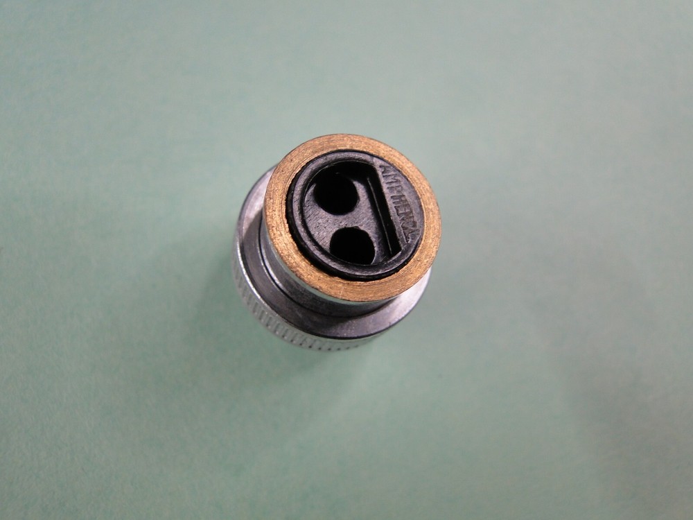 Genuine Amphenol 80-MC2M Microphone Plug (Mate for 80-PC2F) NOS Bulk Stock
