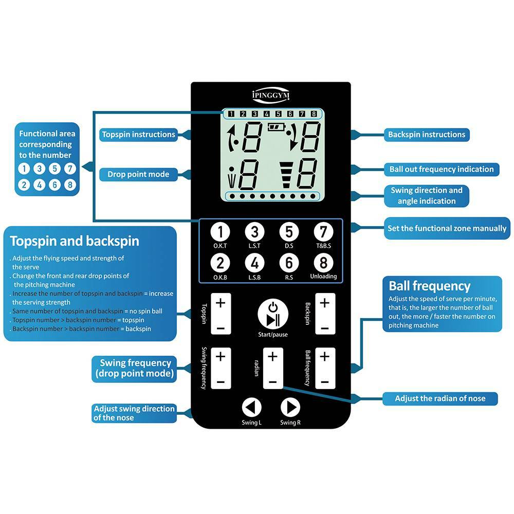 Super Automatic Table Tennis Robot Ping Pong Pitching Machine Training With Net