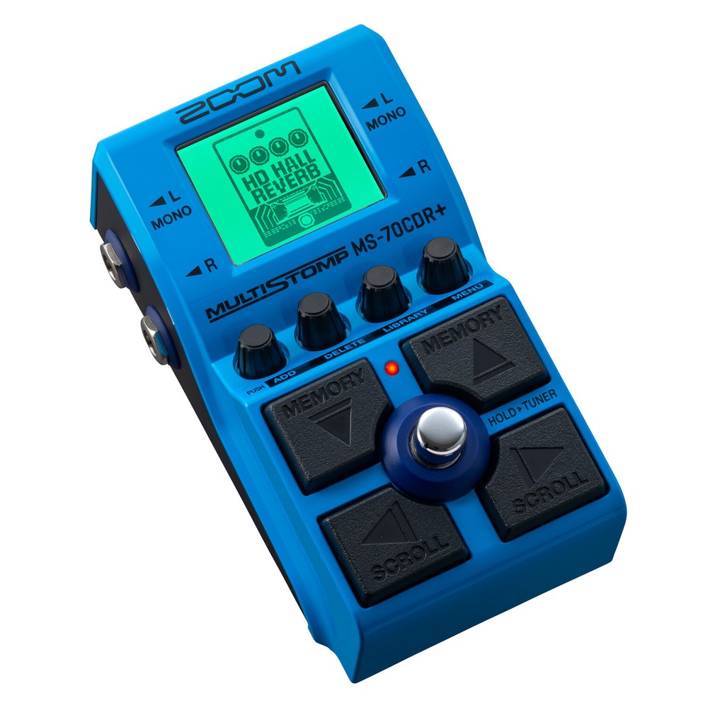 Zoom MS-70CDR+ MultiStomp Stereo Multi-Effects Pedal with 149 Effects