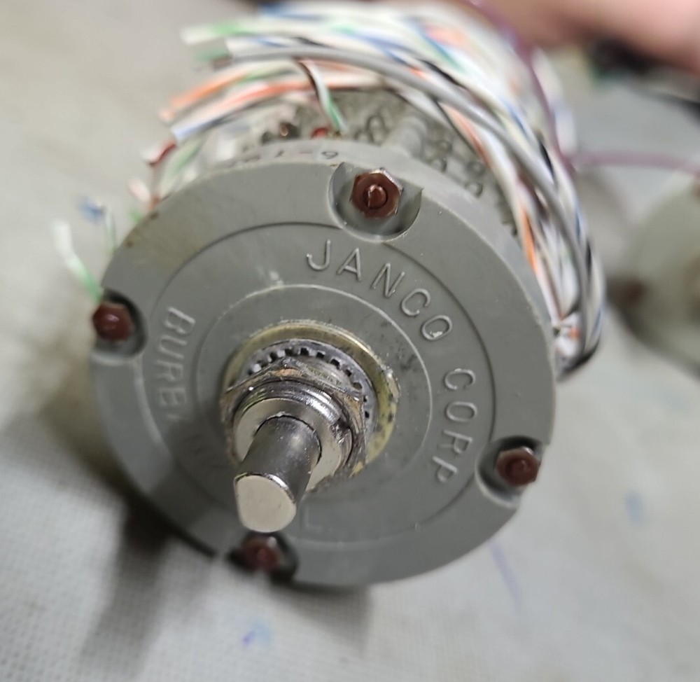 Janco 6-1912-12B12 12 Position 2 Pole 12 Deck Rotary Switch, Quantity 1