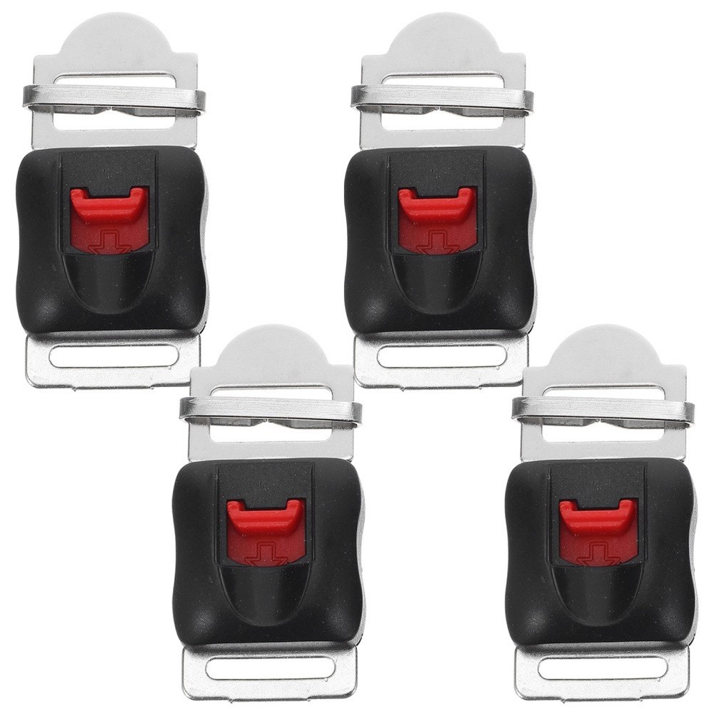 4 Pcs Universal Motorcycle Chin Strap Quick Release Buckle Replacement