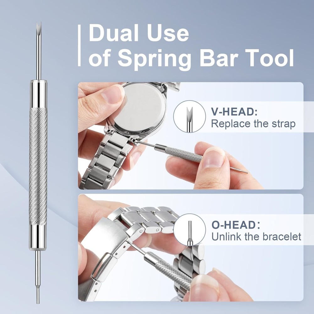 JOREST Watch Battery Replacement Tool Kit, Back Removal, Adjustable...