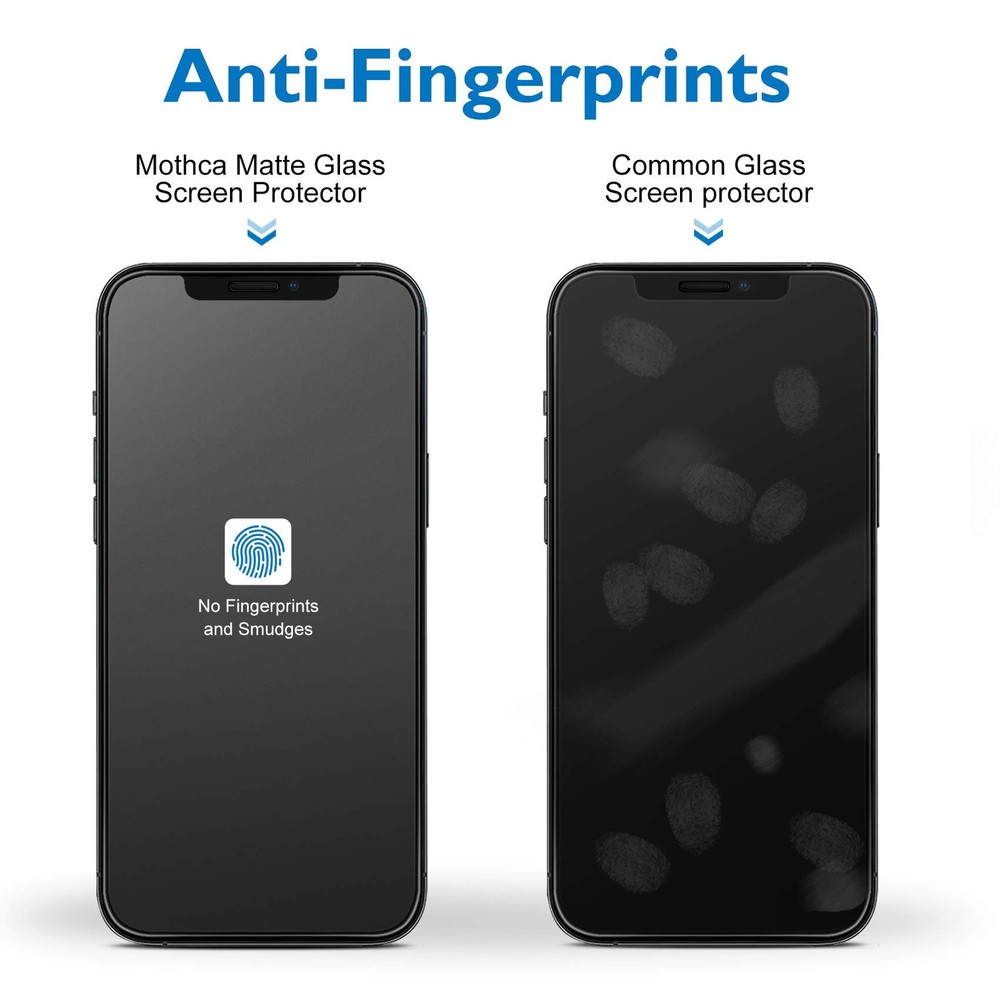 Mothca Matte Glass Screen Protector for iPhone 12 Pro/iPhone 12 6.1-Inch...