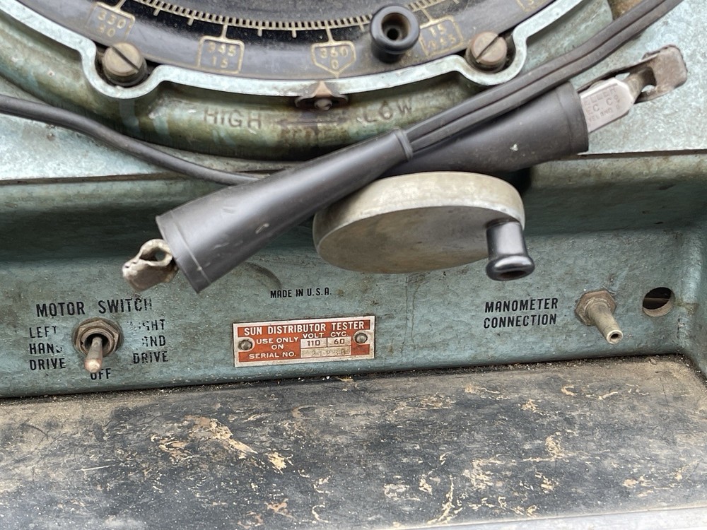 SUN 140A Distributor Tester – Vintage Automotive Testing Equipment
