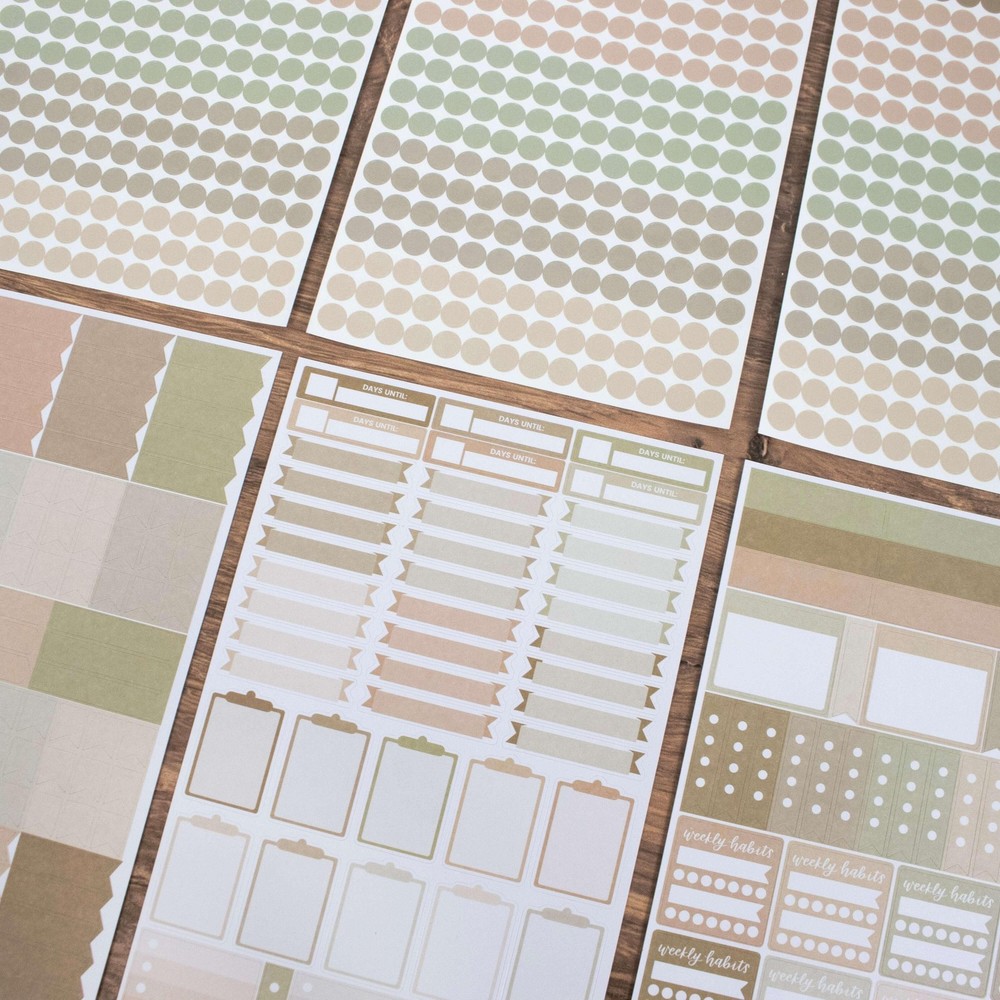Planner Stickers | Color Coding – Aesthetic Boho
