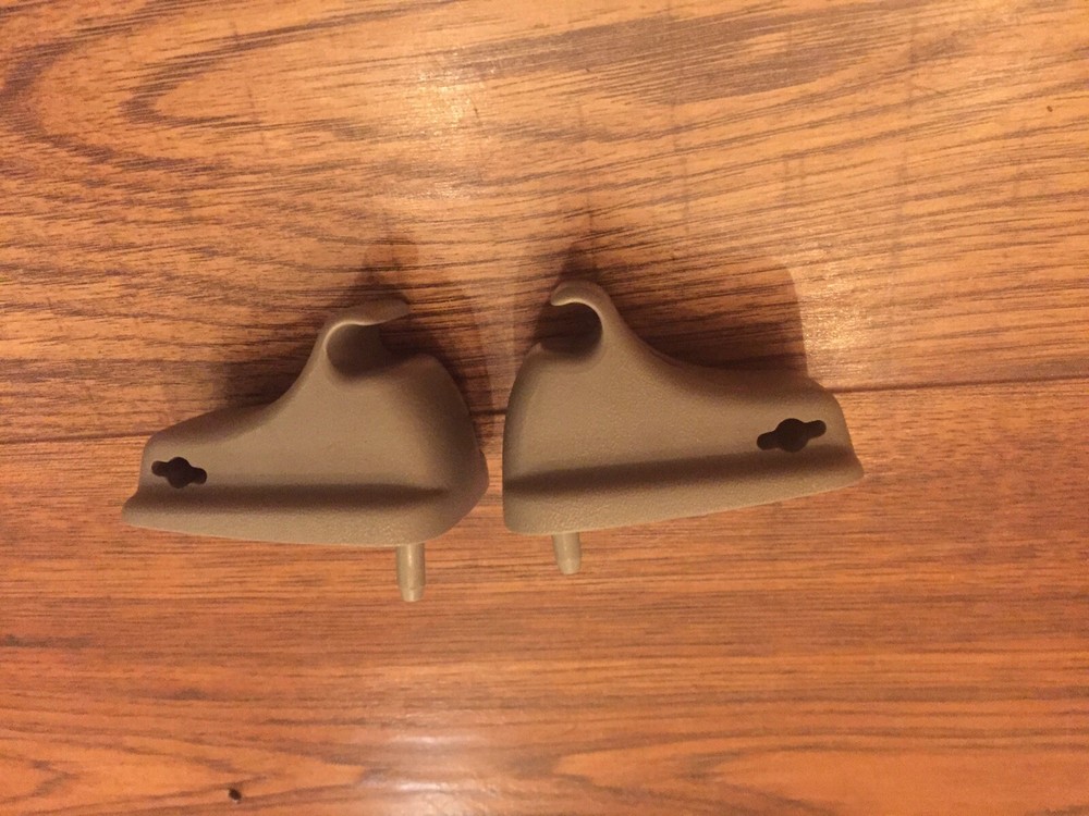 2001-2007 Toyota Sequoia Sunvisor Securing Clips Gray OEM