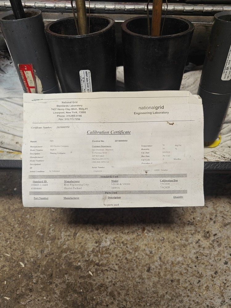 High Voltage Voltmeter/Phaser HD Electric Mark V Test Set