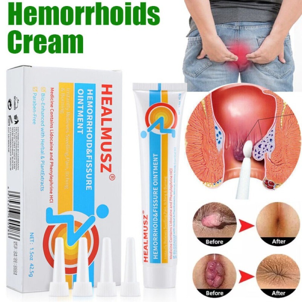 Multiuse Hemorrhoid Cream - Internal/External Relief, 4 Probes, 42.5g Ointment