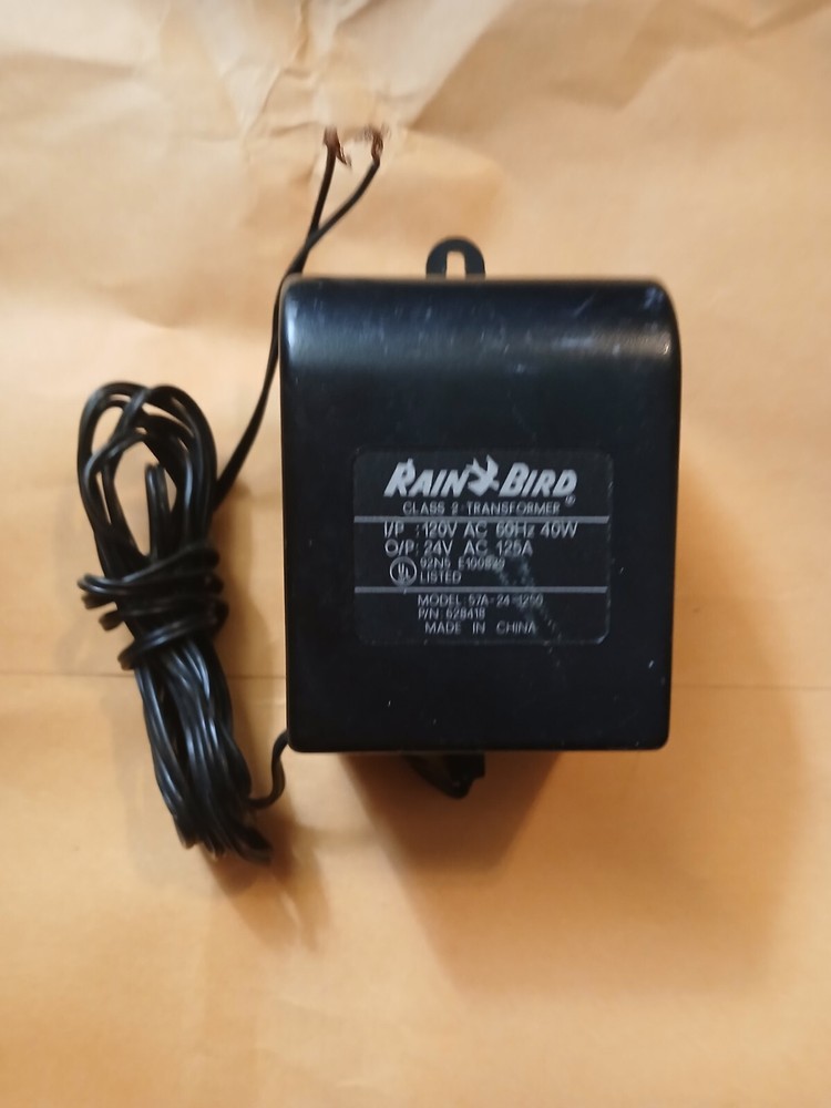 Rain Bird Plug In Class 2 Transformer AC 25.5