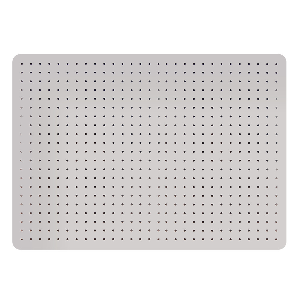 Cathedral Products White Pegboard with 12 Hooks – 76x56cm