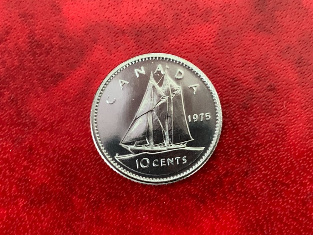 Canada 10 Cent 1975 Specimen Coin-Uncirculated
