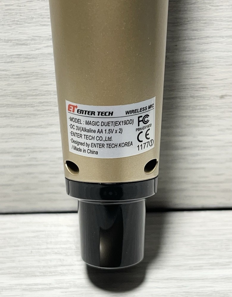 Diamond Magic Sing ET19KV Wireless Karaoke Replacement-add On Microphone Tested