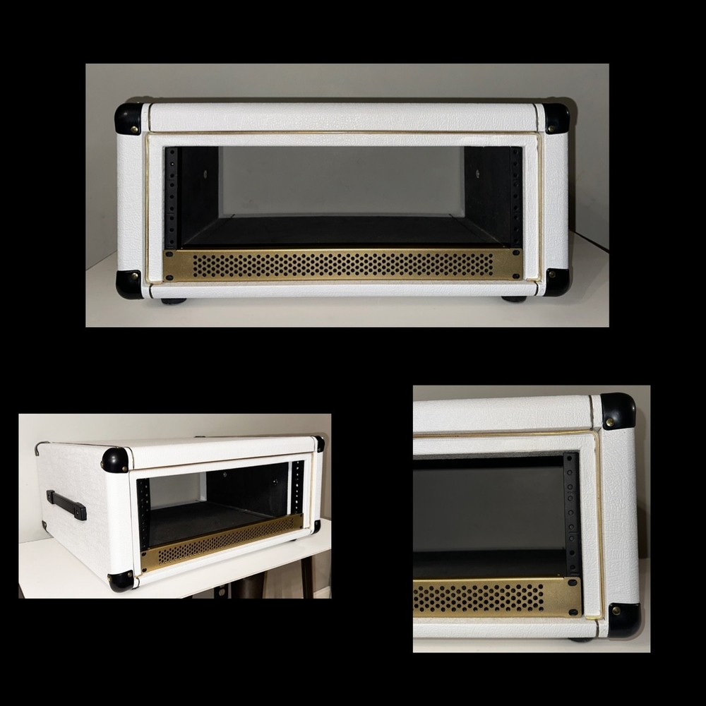 1U Solid Rack Panel – Copper Vein– 19” Steel Cover