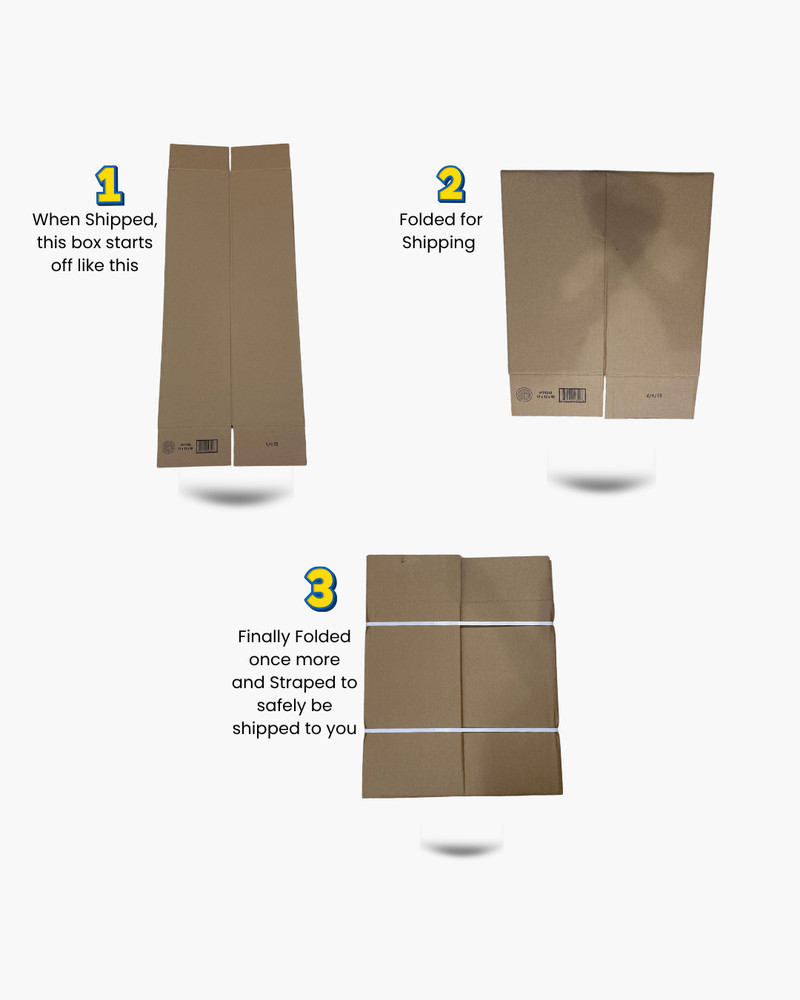 8x8x48 Shipping and Packing Box (2 Pack)