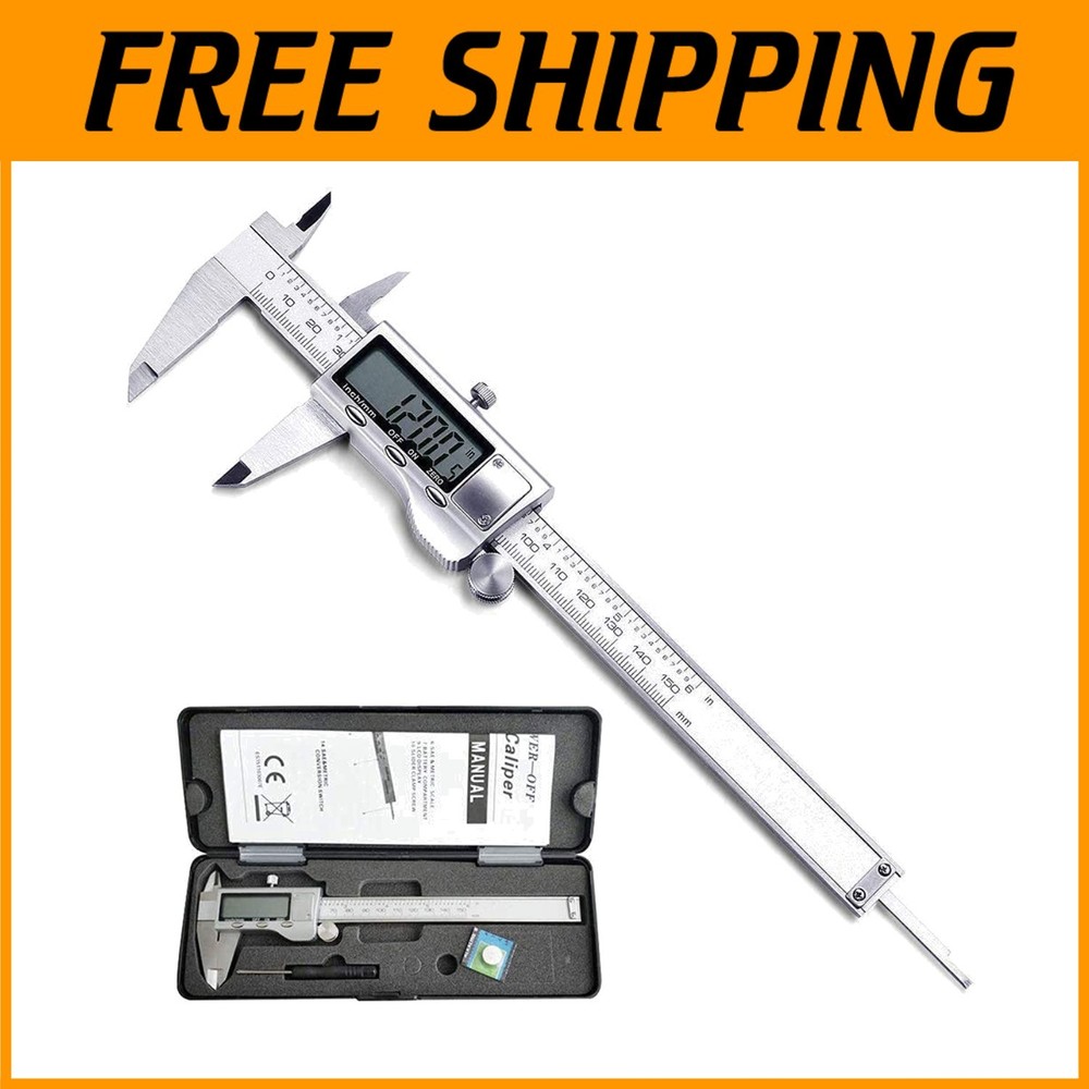 Electronic Micrometer Caliper with Large LCD Screen