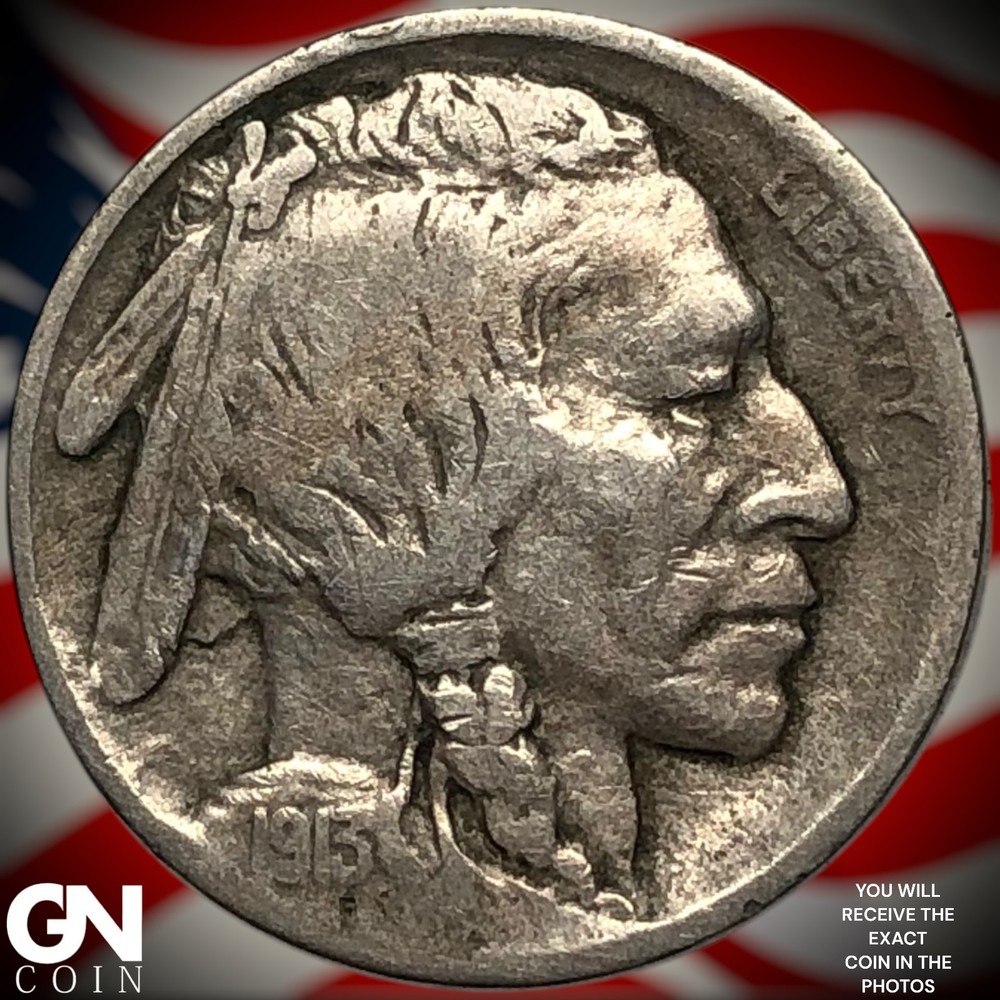 1913 D TYPE 1 Buffalo Nickel Z5647
