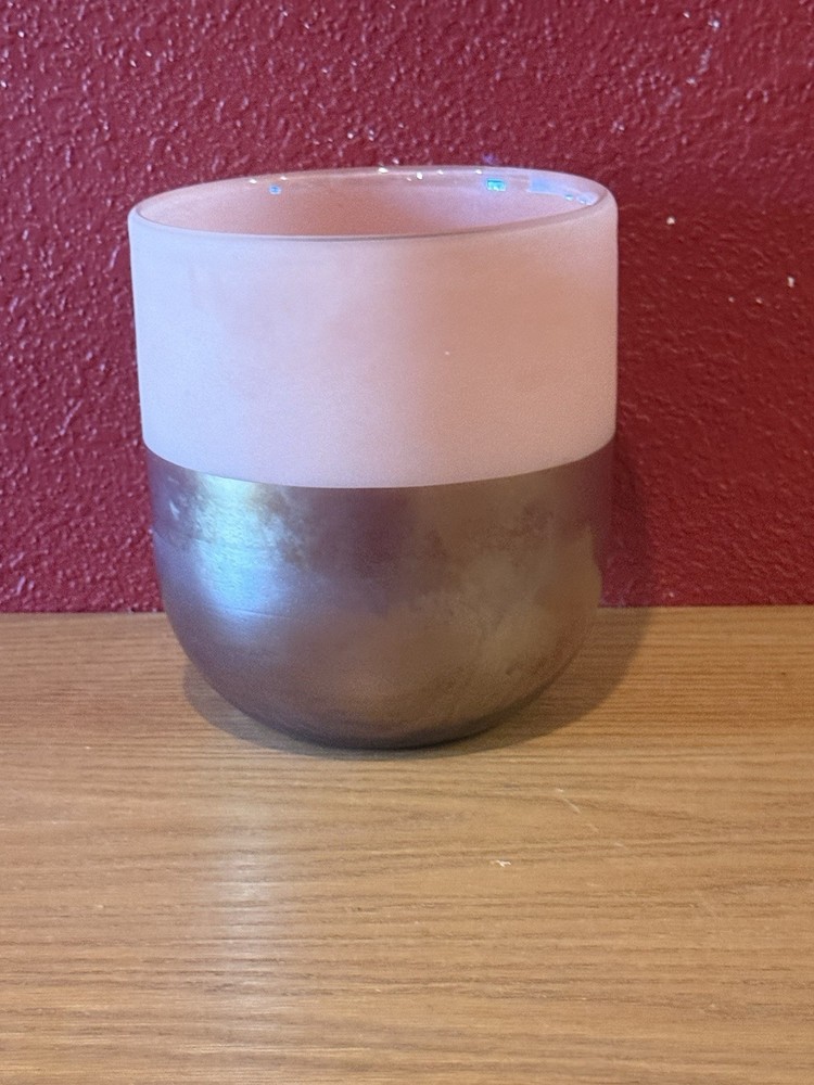 Plumrose Planter Vase Unmarked 7” Tall