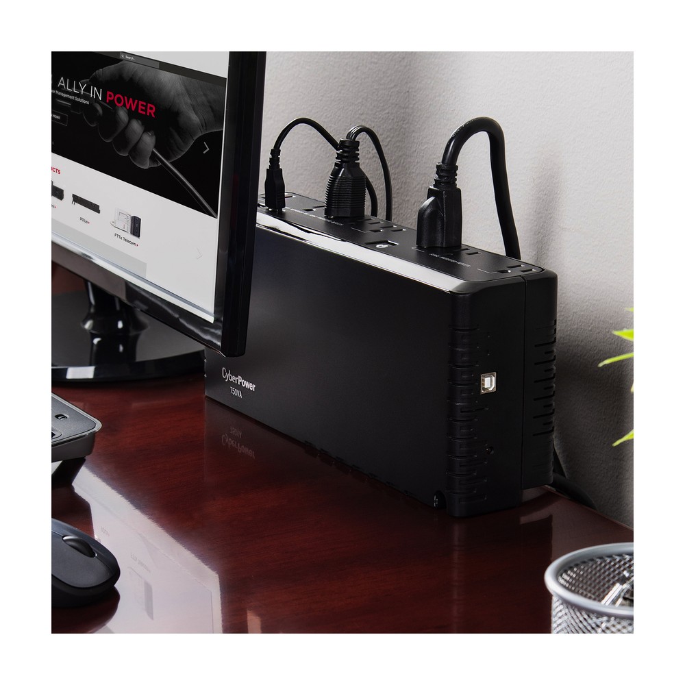 CyberPower PC Battery Back-Up System & Surge Protector 8-Outlet