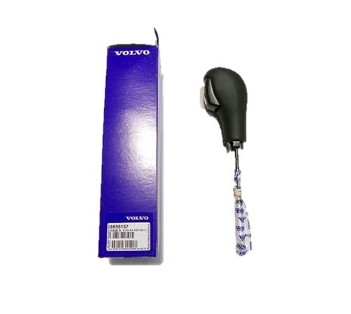 Genuine Volvo Charcoal Leather Shift Knob - 8698157