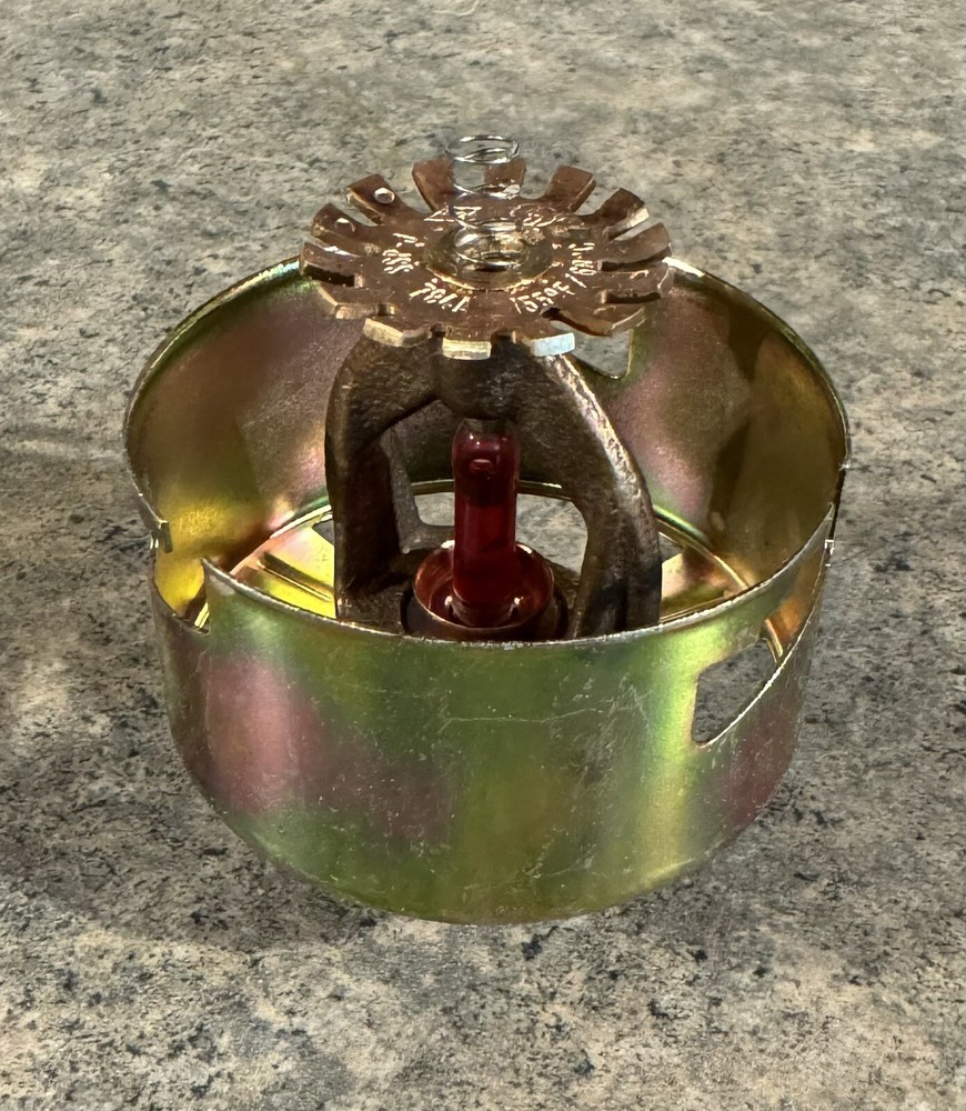 10 x Globe Brass Concealed Decorative Fire Sprinkler J-1993 155 degrees