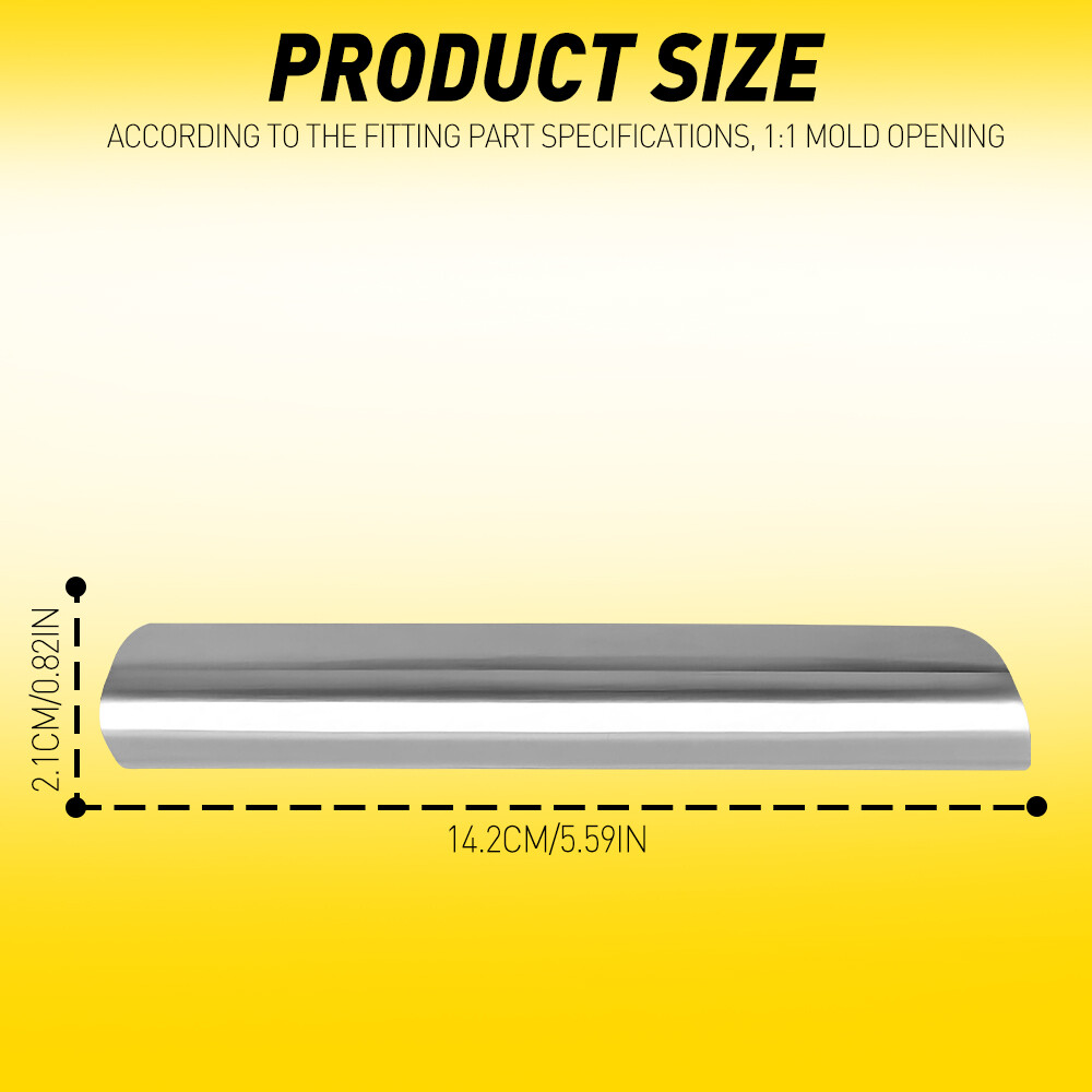 2X Front LH+RH Inner Pull Handle Molding Trim Silver For Ford Escape 2013-2019 O