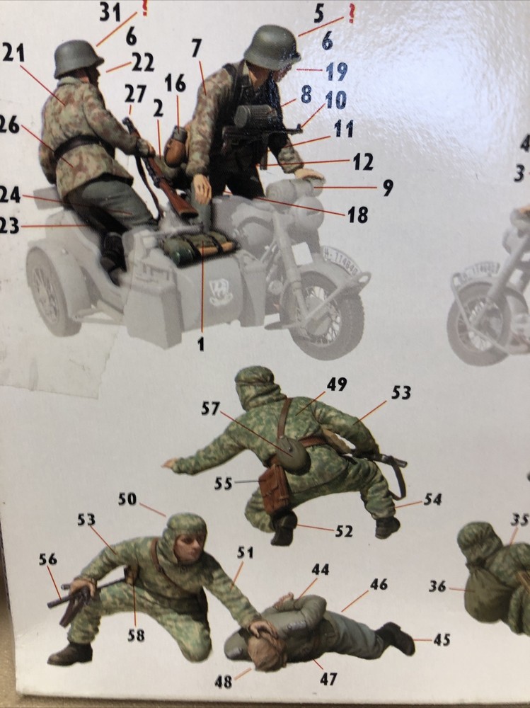 Master Box Ltd 35190 1/35 Crossroad, Eastern Front WWII Figure Set