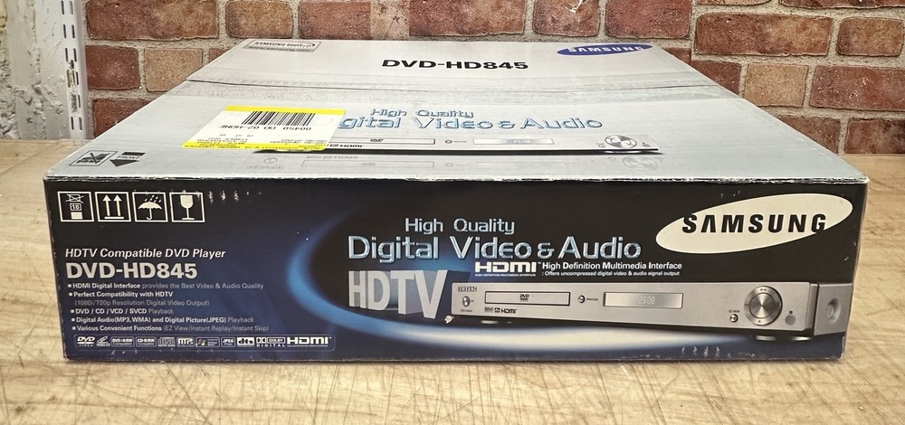 Samsung DVD-HD845 In Box And Remote