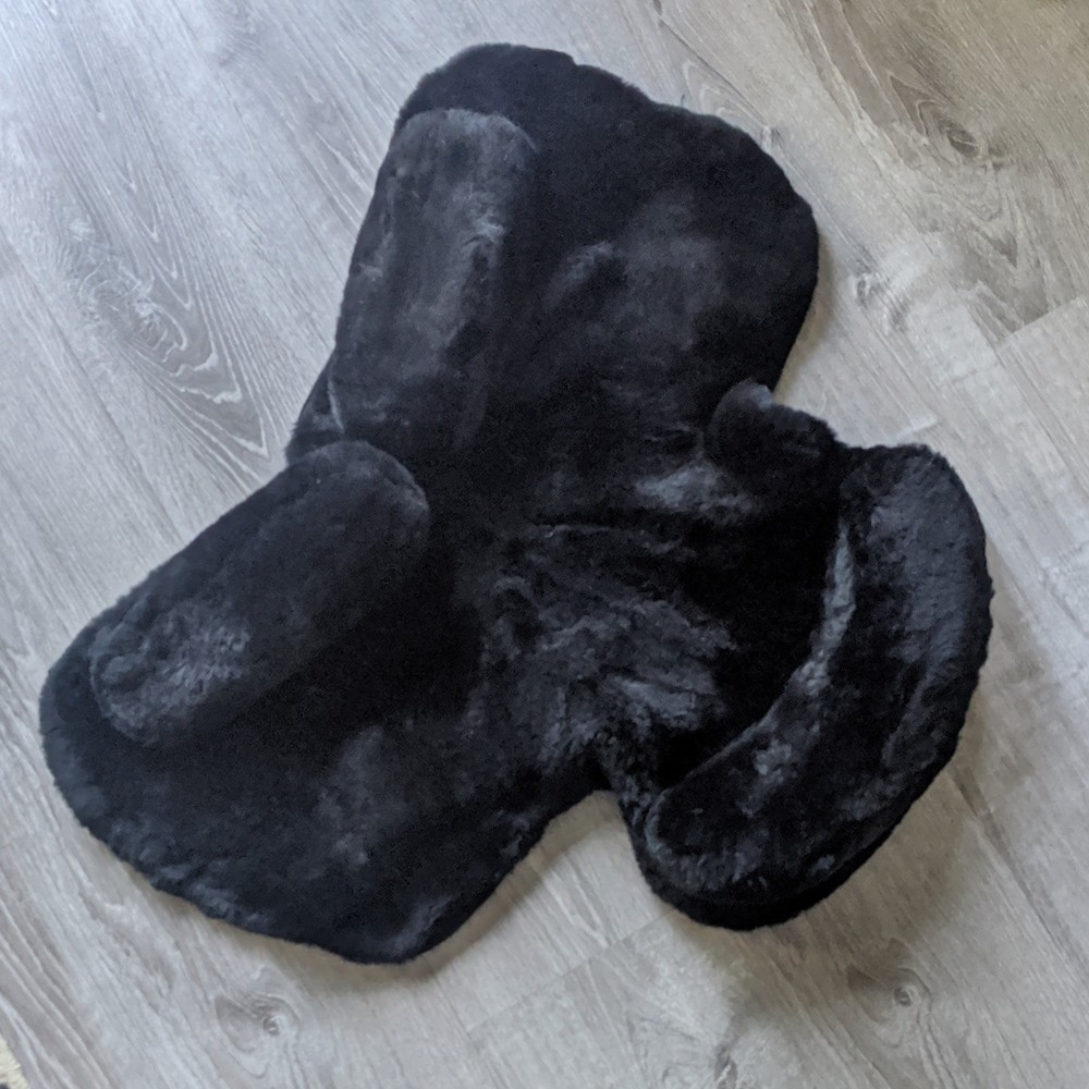NEW! Engel Sheepskin Bareback Saddle, Black