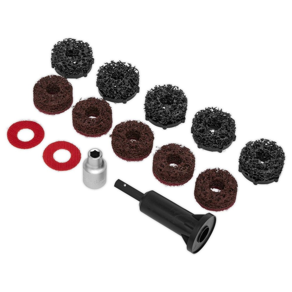 Sealey VS8002 Stud Hub Cleaner 14pc
