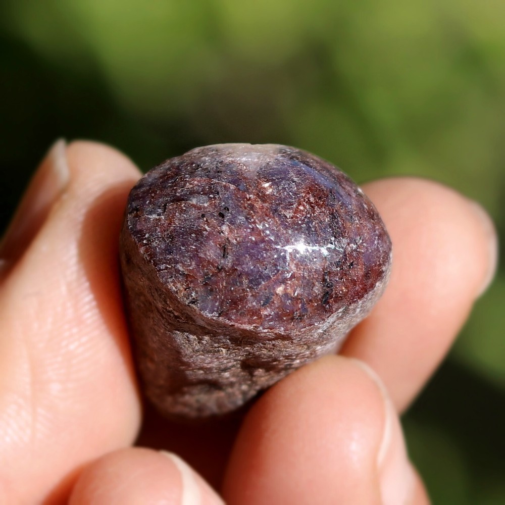 Fluorescent "Star" Ruby, Red Corundum from India (RUB31)