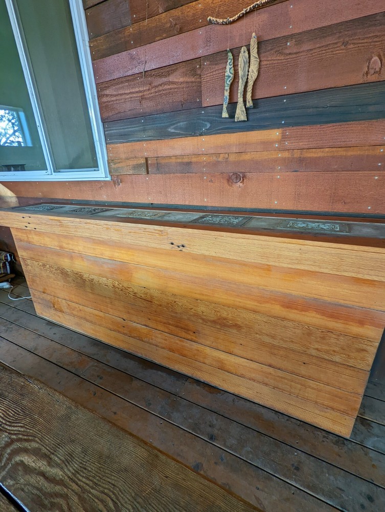 Antique Barn Wood Wine Bar