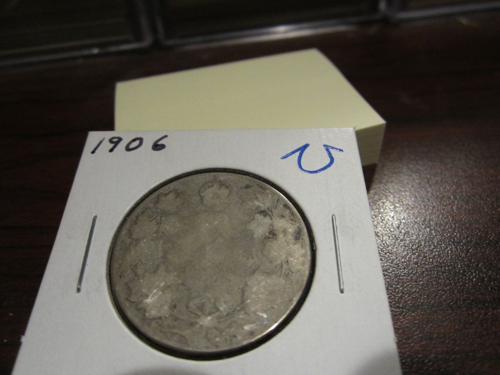 1906 - Canada silver half dollar - Canadian 50 cent