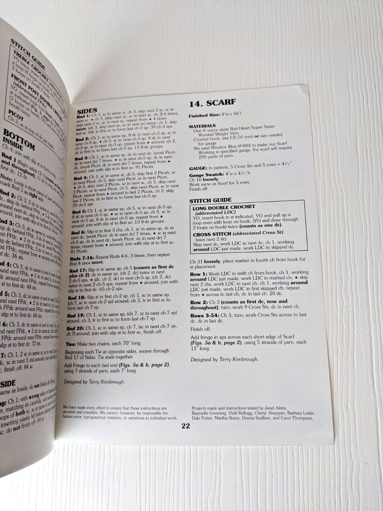 Leisure Arts One-Skein Bazaar patterns leaflet 2954 crafts