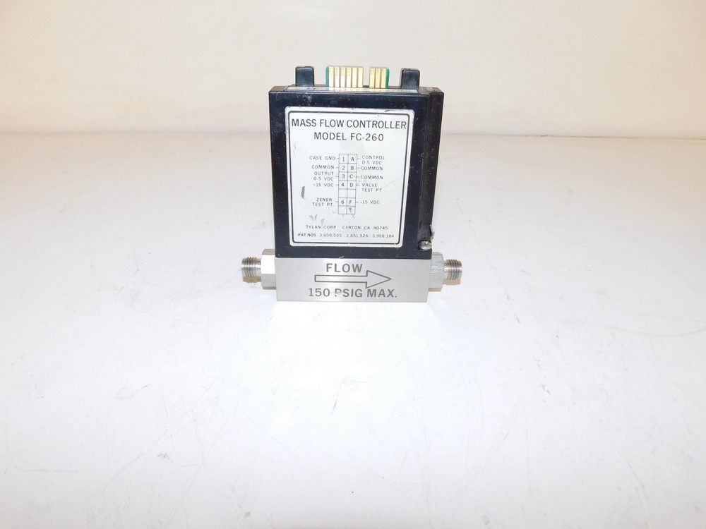 TYLAN MASS FLOW CONTROLLER MODEL FC-260 1 SLPM (JCC74)