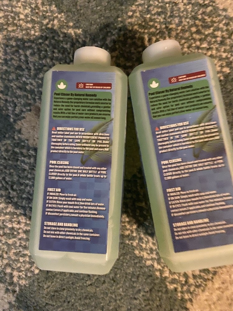 Pool Closing Solution Natural Solution 16.5 Fluid Oz Green Liquid 2 Pack