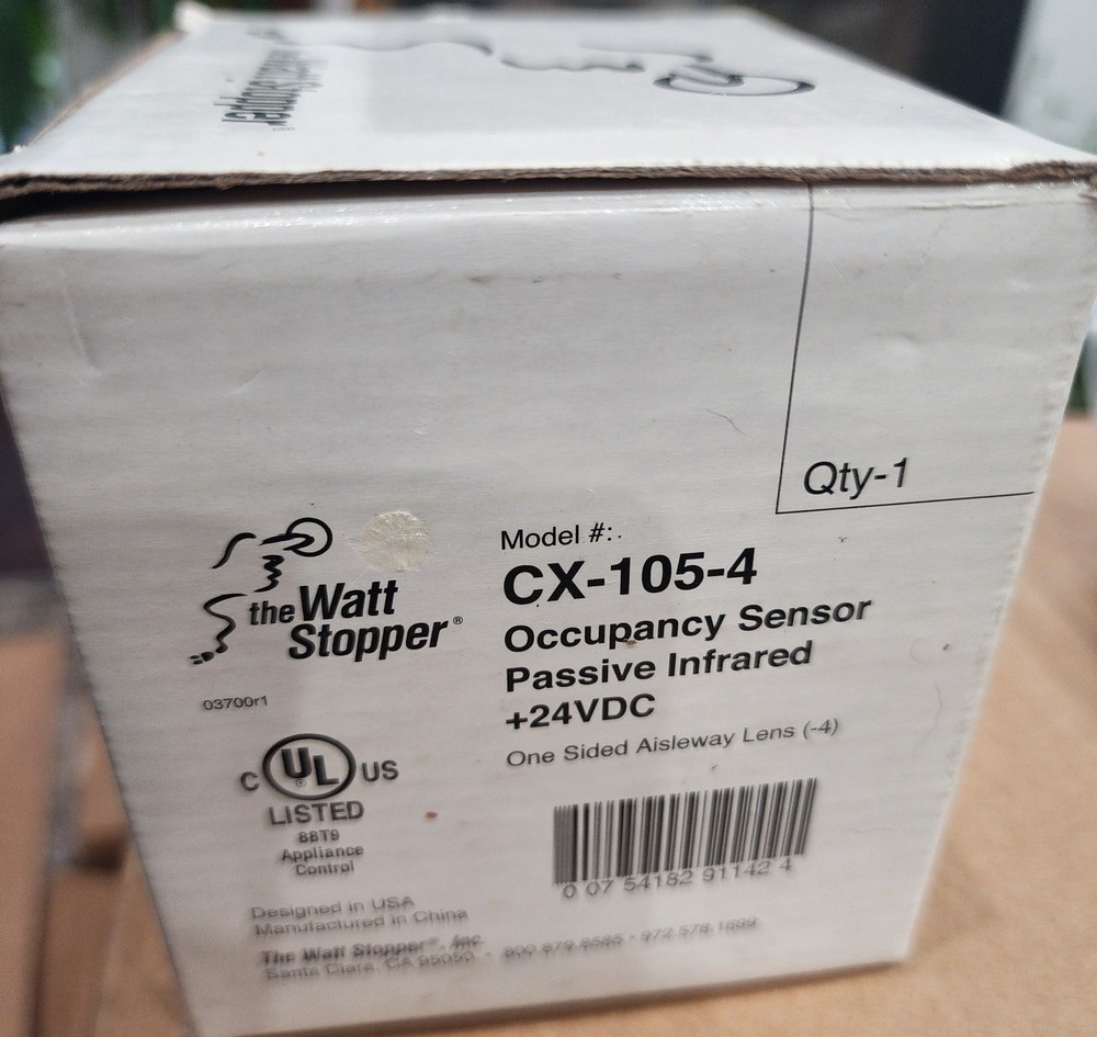 The Watt Stopper CX-105-4 Passive Infrared Occupancy Sensor Surface Mount DC
