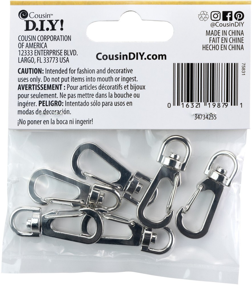 CousinDIY Metal Clips 6/Pkg